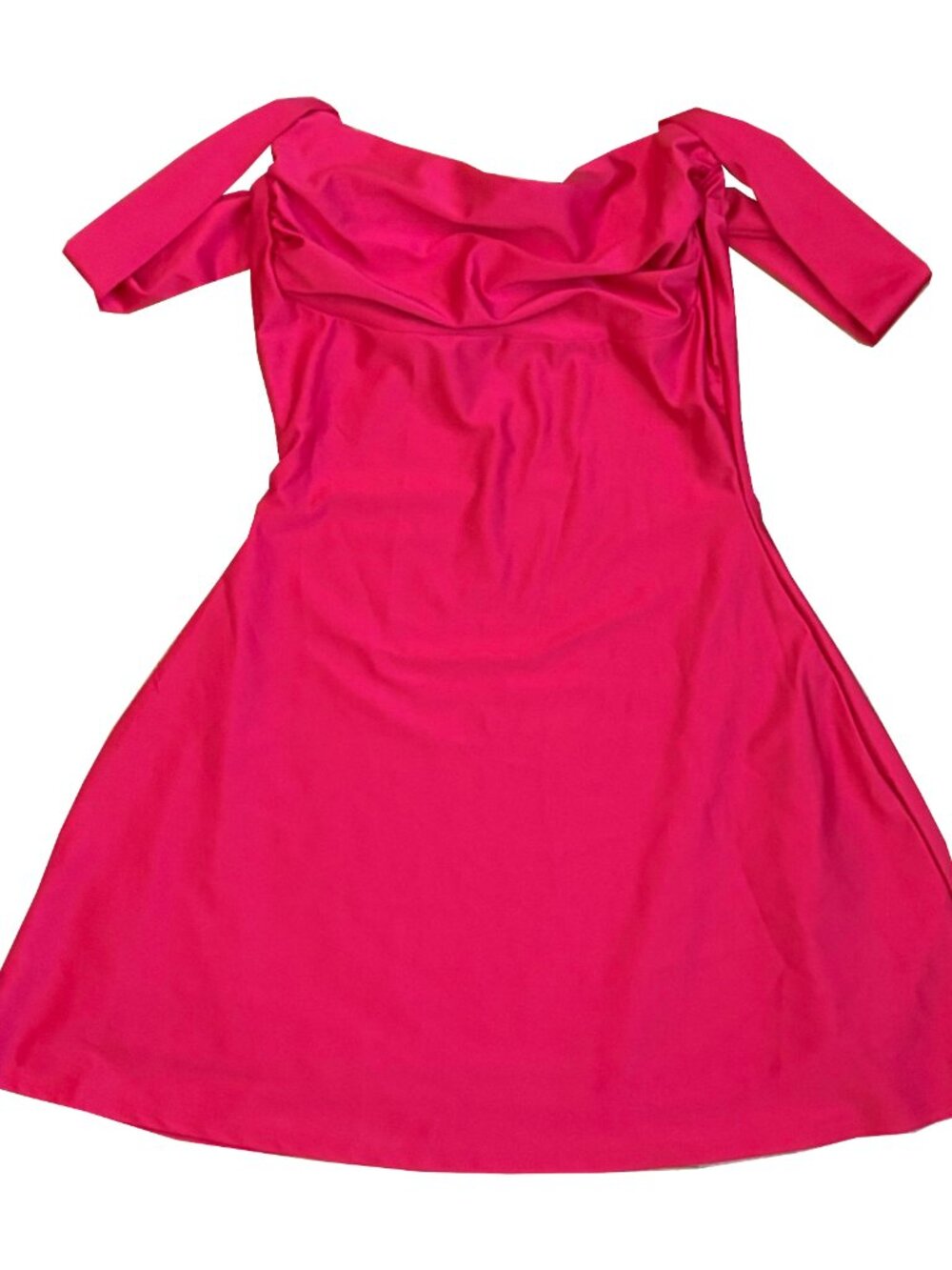 Cherry Ruched Midi Cocktail Dress - Picture 4 of 4
